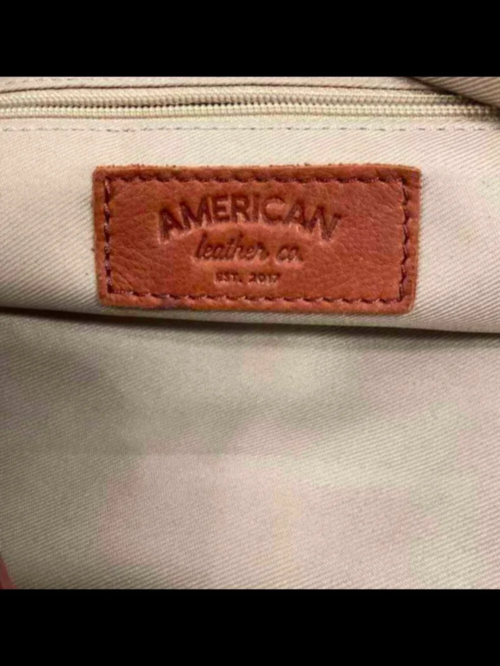 Genuine leather purse with fringe detail - NWT - American Leather Co